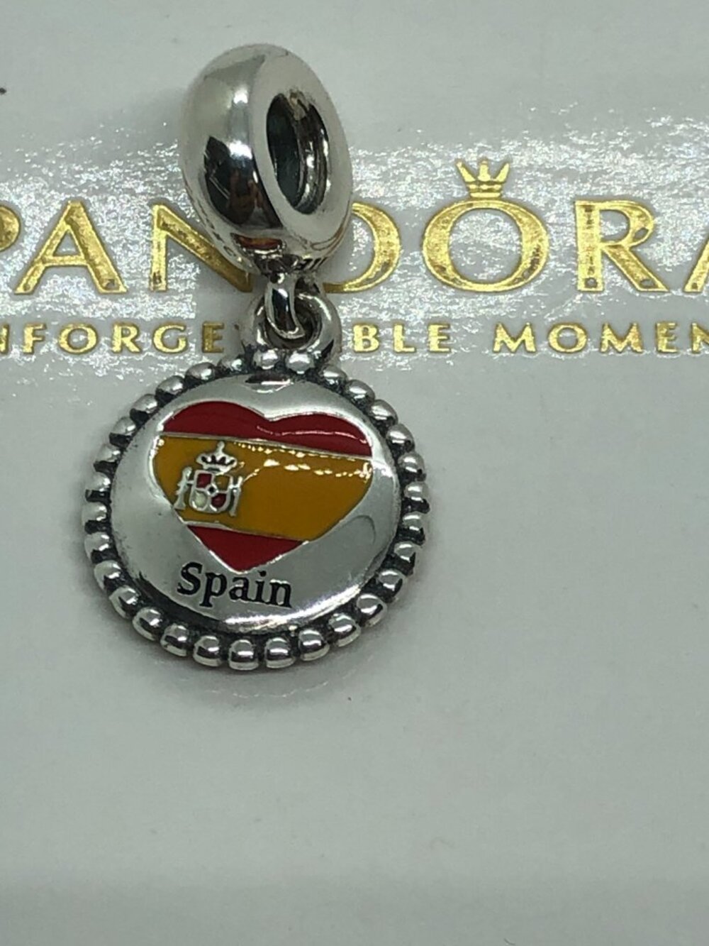 ✨🔥Pandora Spain Flag Charm